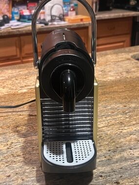 Nespresso Espresso Machine in Gold and Black